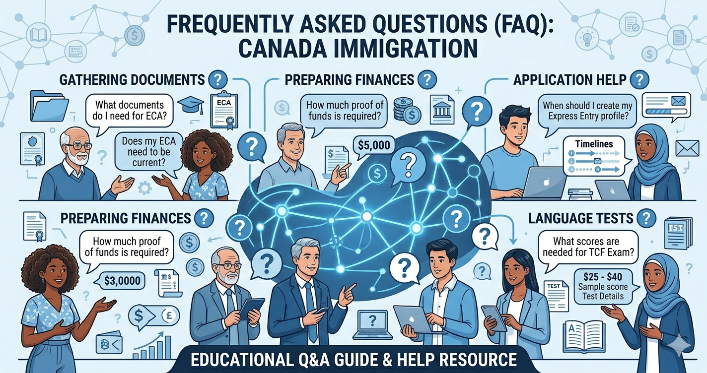 FAQ Immigration Canada + TCF Canada: 50 Questions Essentielles Répondues Complètement