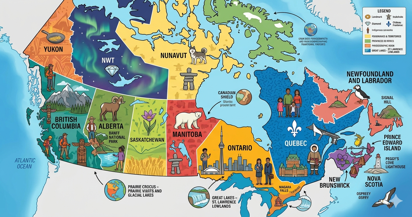 Provinces Canadiennes: Où Vivre et Travailler? Comparaison Économique et Qualité de Vie