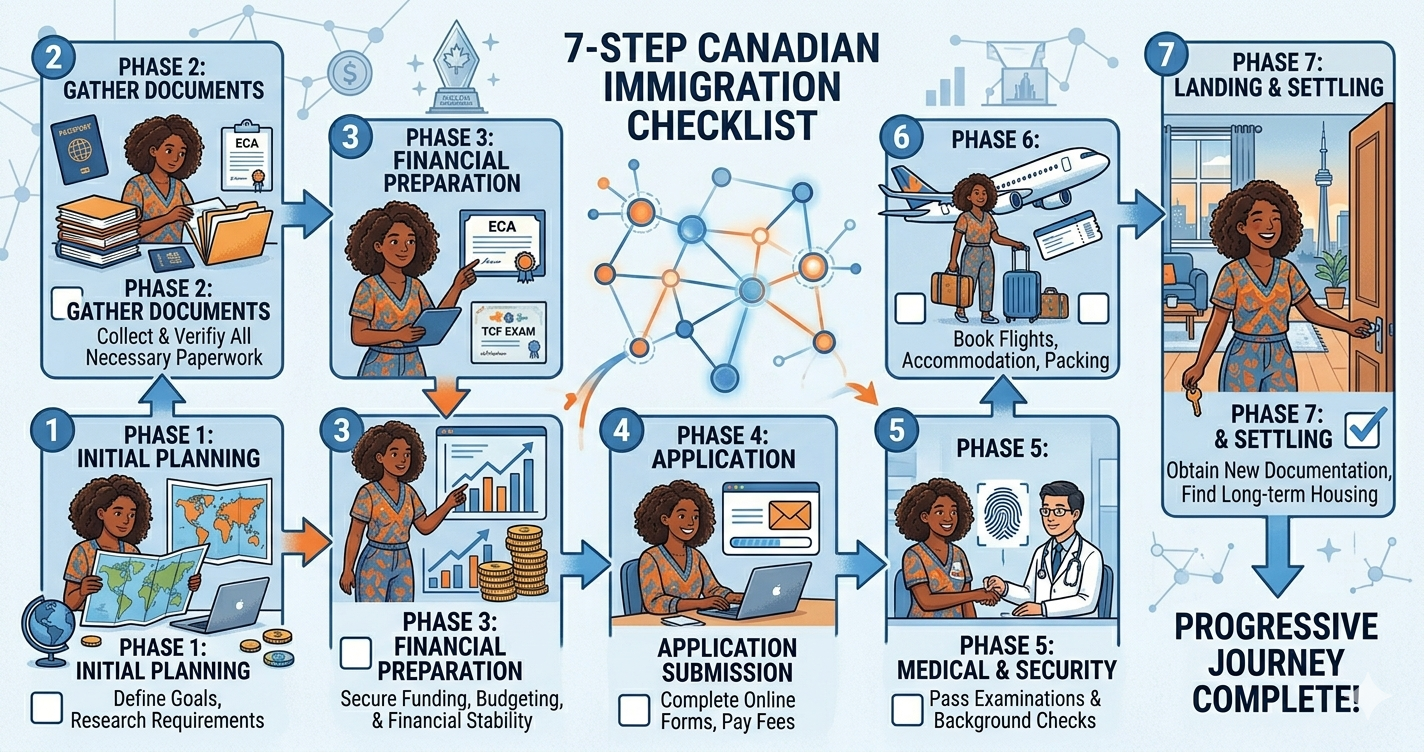 Avant Immigration: 7 Étapes Essentielles à Accomplir Maintenant Avant de Postuler