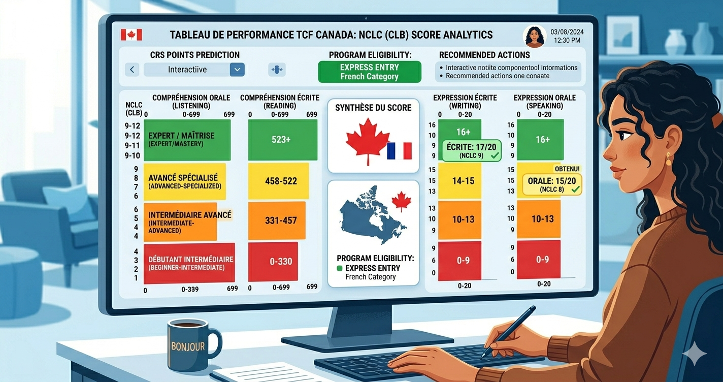 Résultats TCF Canada: Comprendre les Niveaux CLB et Votre Score